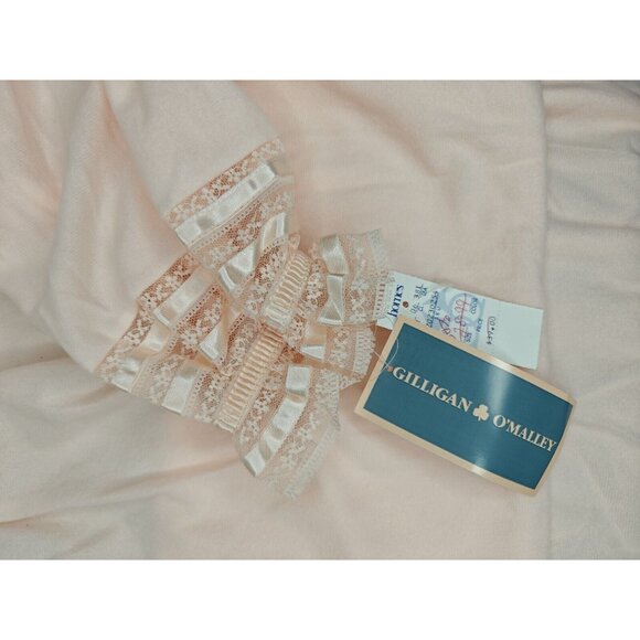 Vtg Gilligan O'Malley Cottagecore M Princess Ruffle Nightgown Prairie Trad NEW - Picture 10 of 11